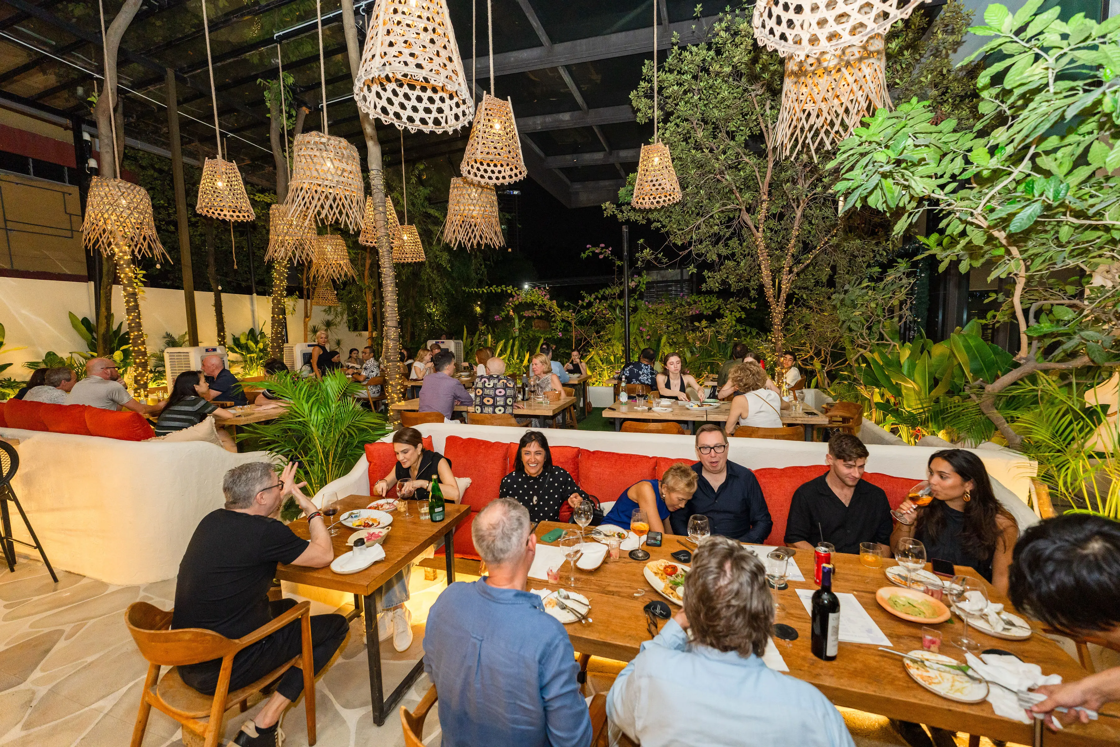 SOLH outdoor garden dining - perfect for private events